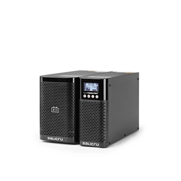 SALICRU SLC 700 TWIN PRO2 IEC DUBBEL KONVERTERING ON-LINE INVERTER 700 Svart
