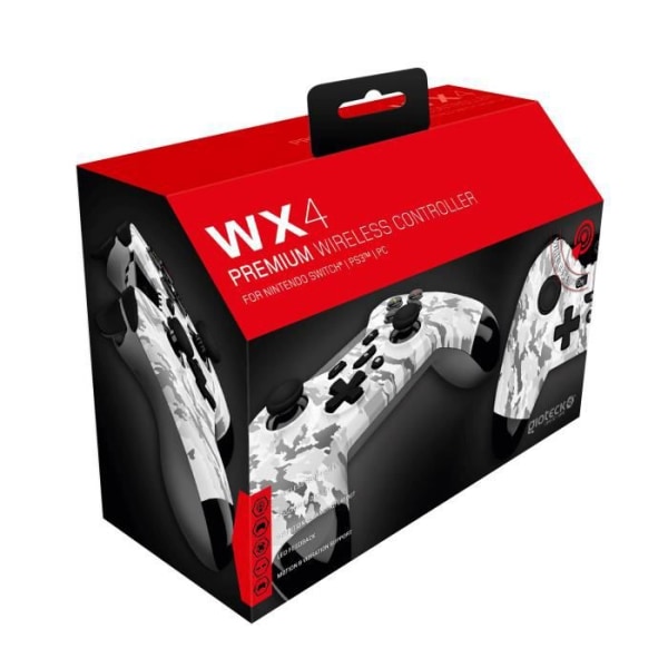Gioteck - WX4 - Bluetooth Switch Controller - Ergonomisk design - Trådlös - (Grå Camo)