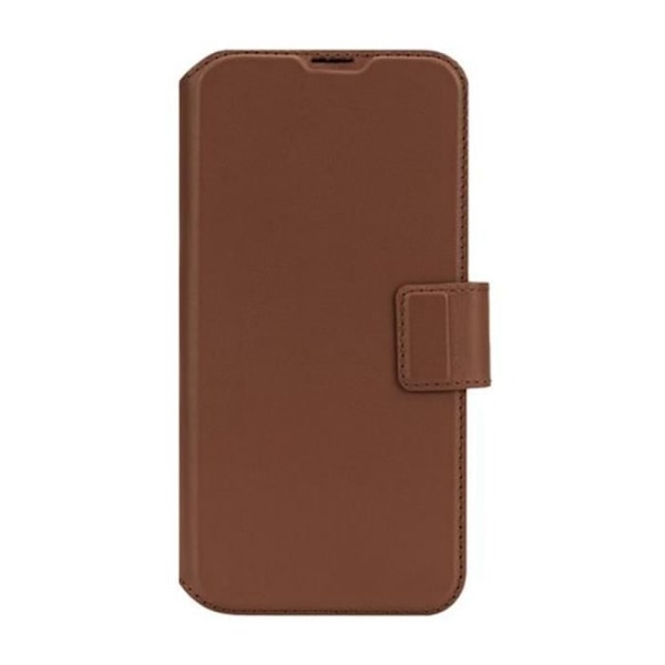 iPhone 16 Plus-fodral - Decoded - MagSafe - Full-grain läder - Halvstyv skal - Brun kastanj