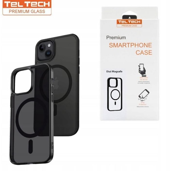 Vega Ãtui Teltech Magsafe för iPhone 16 Pro Max, svart