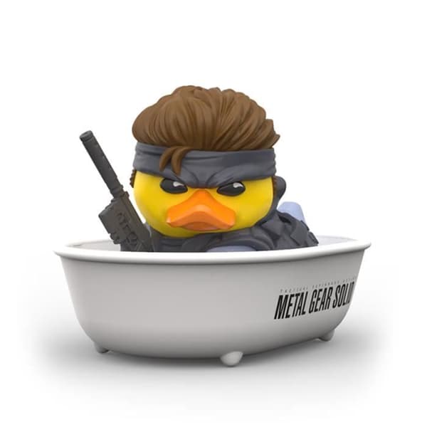 Solid Snake Metal Gear Solid Bath Duck - TUBBZ - 9cm Flerfärgad