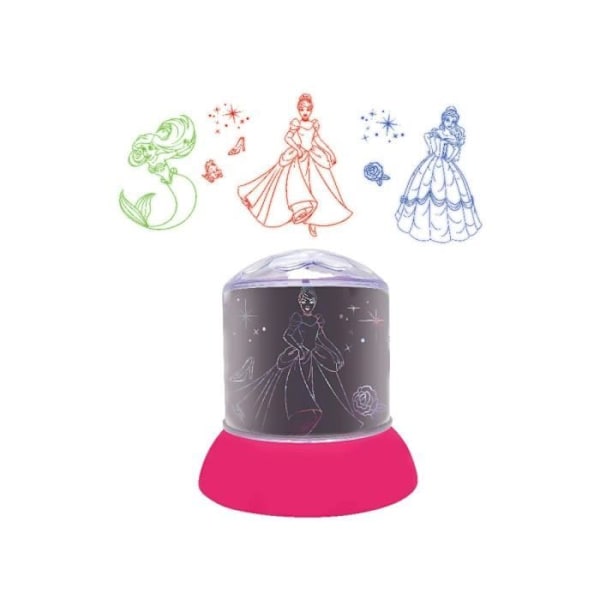 Disney Princesses LED nattlampa - LEXIBOOK - 3 färgprojektion -
