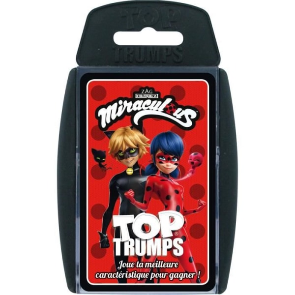 TOP TRUMPS Miraculous kortspel - Vinnande drag - TOP TRUMPS modell - Blandat - Från 6 år Mirakulös