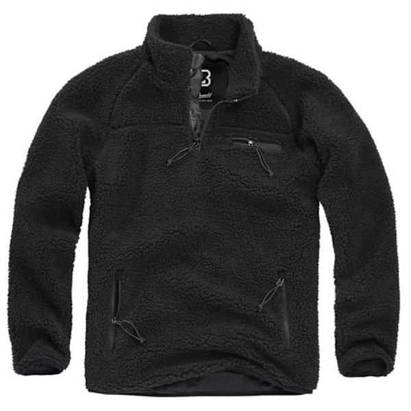 Pull polaire Teddy Troyer - Brandit - Svart - Termisk isolering - Andas - Långa ärmar Svart jag