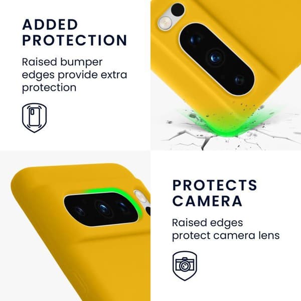 Mobilskal - KWMOBILE - Google Pixel 8 Pro - TPU & silikon - Stötsäker och halkfri - Heltäckande skydd
