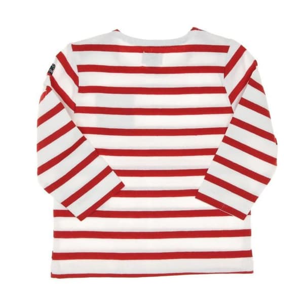 T-shirt Vit/Röd Kille EOMCorail Vit 9 månader