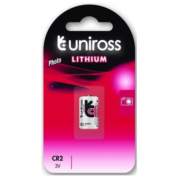 Pack med 1 Lithium CR2-batteri, 3V