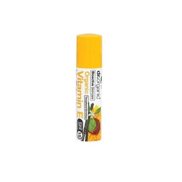 Dr Organic Vitamin E Lip Balm 15Spf 5,6ml Gul