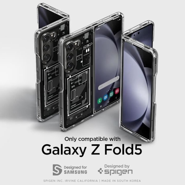 Coque - Spigen - Ultra Hybrid ZeroOne - Antichoc - Transparent - Samsung Galaxy Z Fold5 5G NollEtt