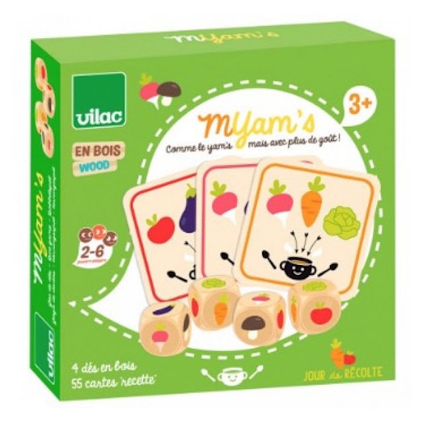 Vilac - Yams Game - Myams skördedag Grön