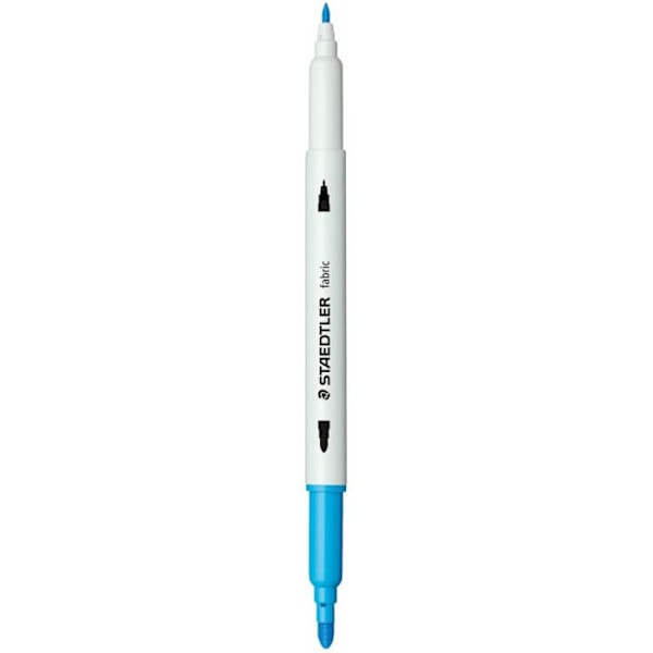 STAEDTLER Textilmarkör med dubbla spetsar, etui om 12 0,000000 Svart Svart, sortiment av 12 intensiva fä