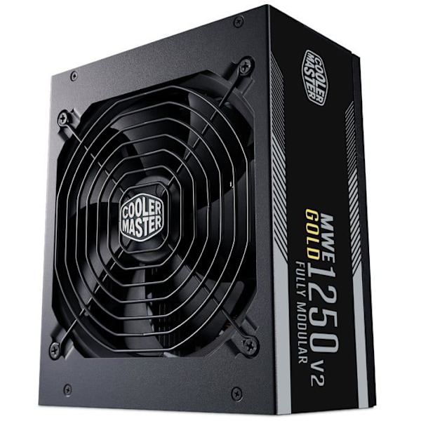 Strömförsörjning PC - COOLER MASTER - MPE-C501-AFCAG-3EEU - MWE Gold 1250W V2 ATX3.1 - 80+ GULD - 1250 W