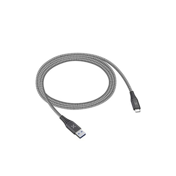 Förstärkt USB-C-kabel - Wefix Pro - 2 meter - USB 3 - Svart