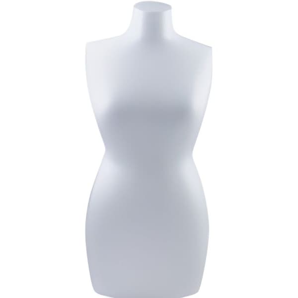 Kvinna byst - Rayher - 25cm - Polystyren - Vit - Vuxen