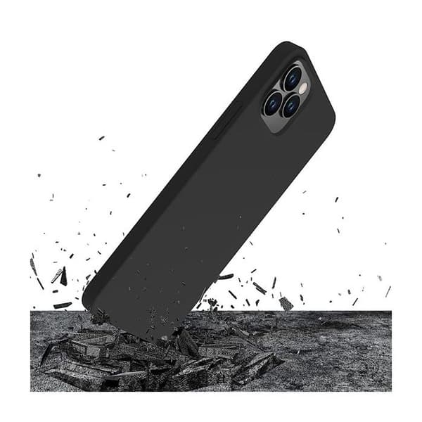 Skyddsfodral för iPhone 12 Pro Max 3MK Silikon Svart