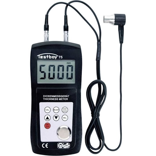 Tjockleksmätare - TESTBOY - Testboy 75 - 1,2 - 200 mm - 4-siffrig LCD-display