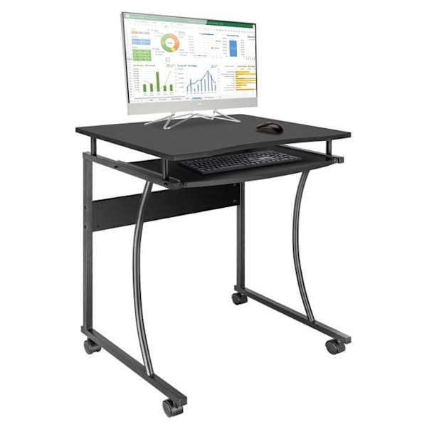 Podium - presentationsbord Techly - 363678 - Svart skrivbord 58 cm x 48 cm