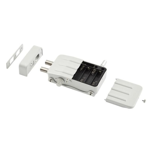 ARREGUI CI10B-E Elektroniskt lås, osynligt lås, 4 fjärrkontroller, vit Vit