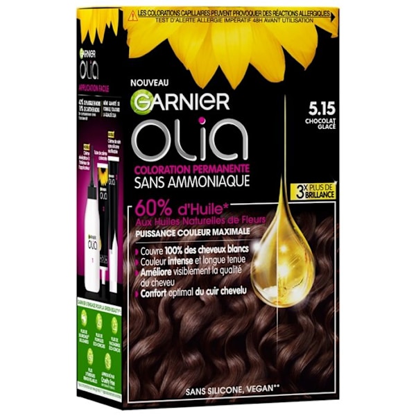 Garnier Olia Permanent Hårfärg 6.0 Mycket ljusbrun 6.0 - Mycket ljusbrun