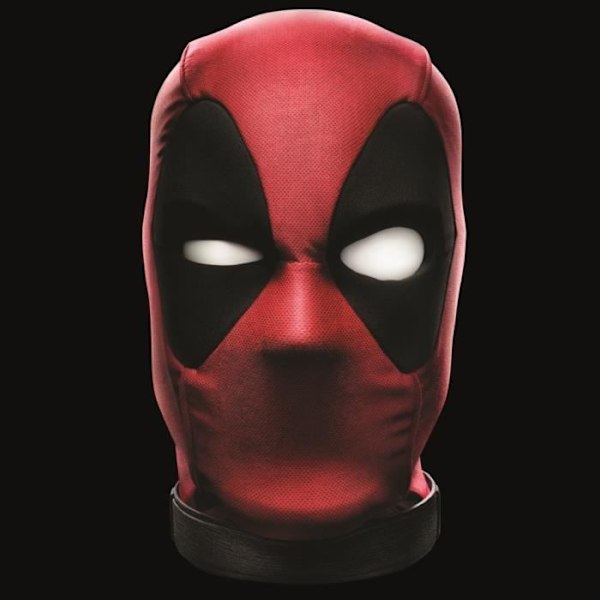 Interaktivt Deadpool-huvud, rör sig och talar, dedikerad app, samlarobjekt för vuxna, 600+ ljud och fraser på engelska, Marvel Flerfärgad