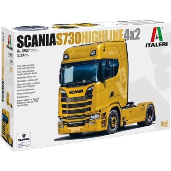 Scania S730 Highline 4x2 Truck Model Kit - ITALERI