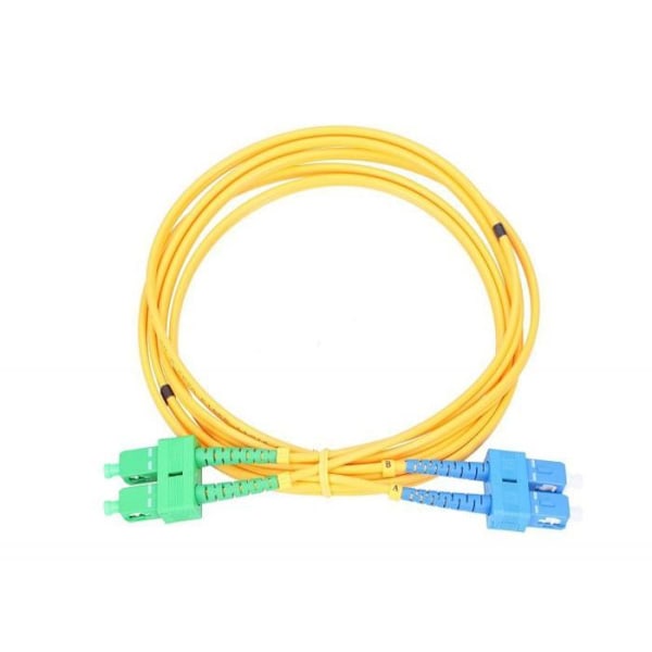 Extralink - EX.3548 - SC/UPC-SC/APC SM G.652D DUPLEX 3,0 MM 0,5 M PVC kopplingskabel