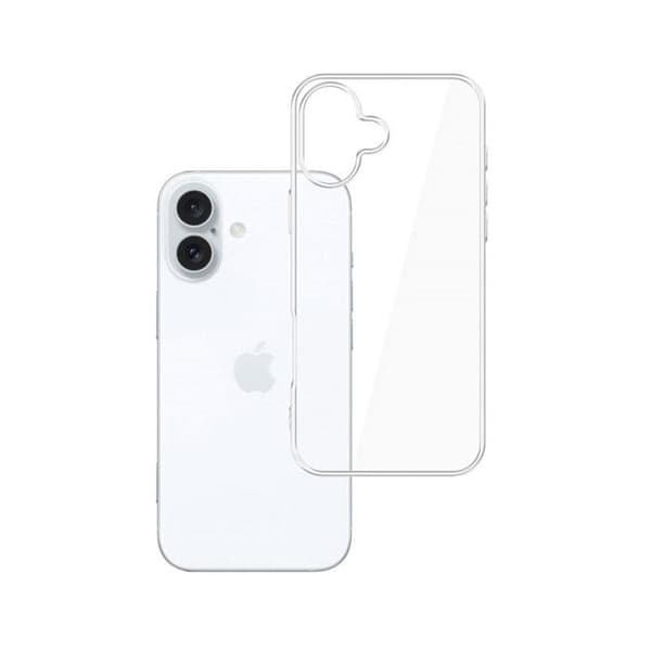 Coque ClearCase 3MK för iPhone 16 Transparent Transparent