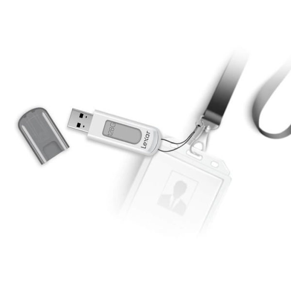 USB-nyckel 128GB JumpDrive Lexar 3.0 V100 grå