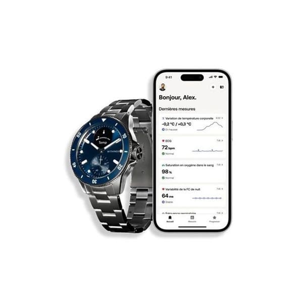 Withings Sportklocka Scanwatch Blå