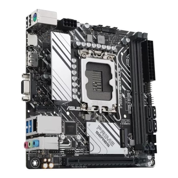 ASUS PRIME H610I-PLUS-CSM moderkort Intel LGA 1700 2DDR5 miniATX 4xSATA MB 1xHDMI 1xDP 1xD-Sub