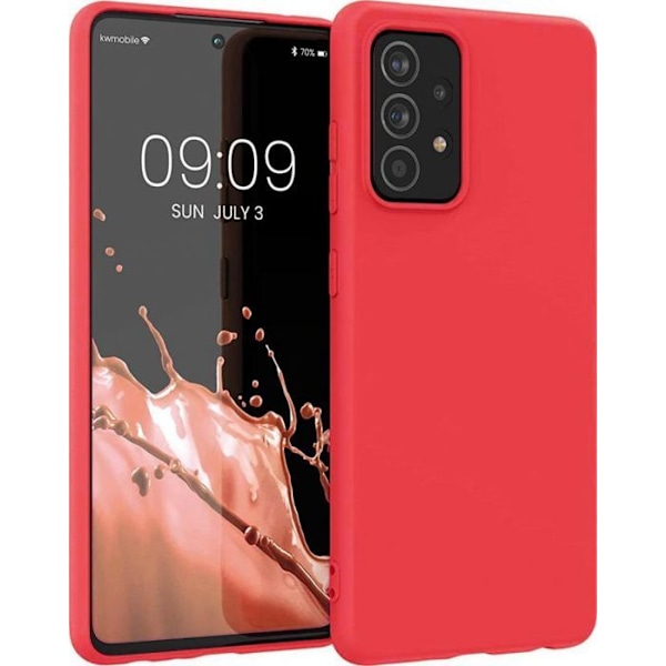 Hurtel Silikonfodral Mjuk silikonfodral för Samsung Galaxy A03s röd