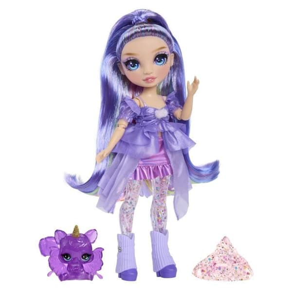 Rainbow High Rainbow Shimmers med slime mode docka - Violet (lila) Violett