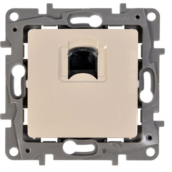 Switch - hub ethernet - injektor Legrand - 664873 - Enkel datatun i NILOE RJ45 cat.6 UTP crème