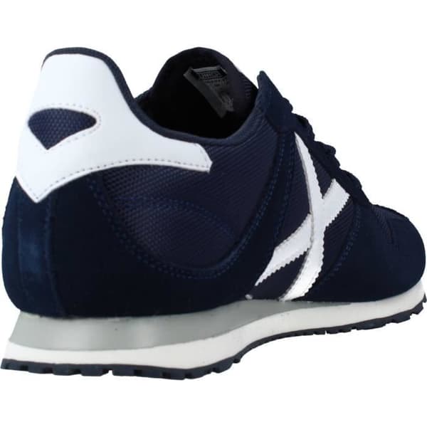 Sneaker herr - MUNICH - 107137 - Innersula. Gummi - Textilfoder - Delad exteriör Blå 41