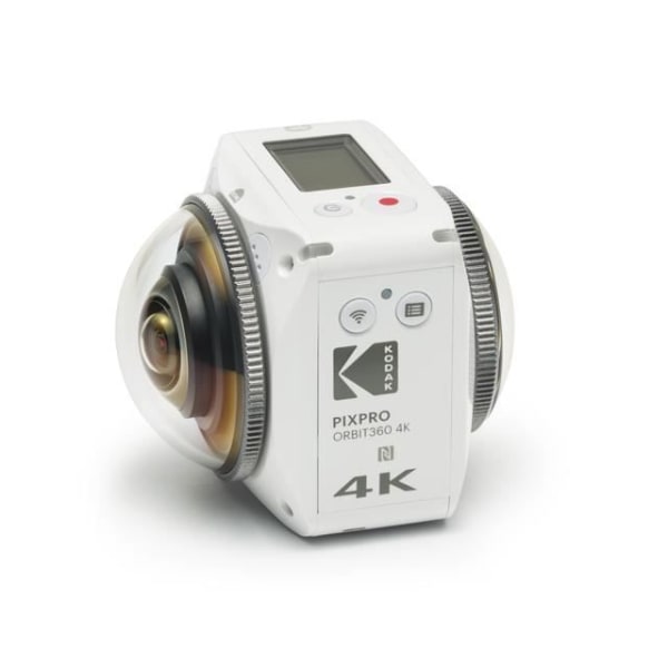 KODAK Pixpro - Digitalkamera - 4KVR360 - Äventyrspaket med COMBO B Vit