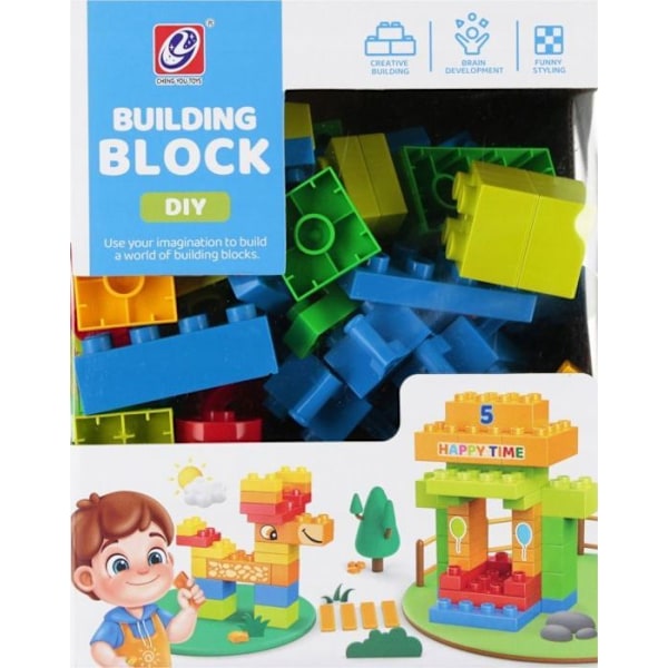 Mega kreativ - JX688-157 - KONSTR BLOCS 100PCS 17X22X18 MC WB 36