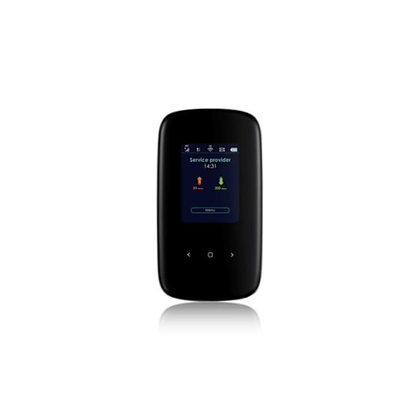 Nomadic LTE-router - ZYXEL - LTE2566-M634-EUZNV1F - WiFi 802.11AC - 4-portars switch Svart