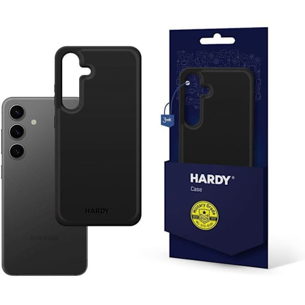 Mobilskal - bumpertelefon 3mk Samsung Galaxy S24+ - Läderetui MagCase i silkeslen Hardy Android