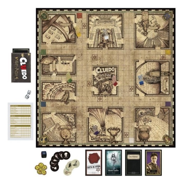 CLUEDO - Harry Potter Edition Flerfärgad