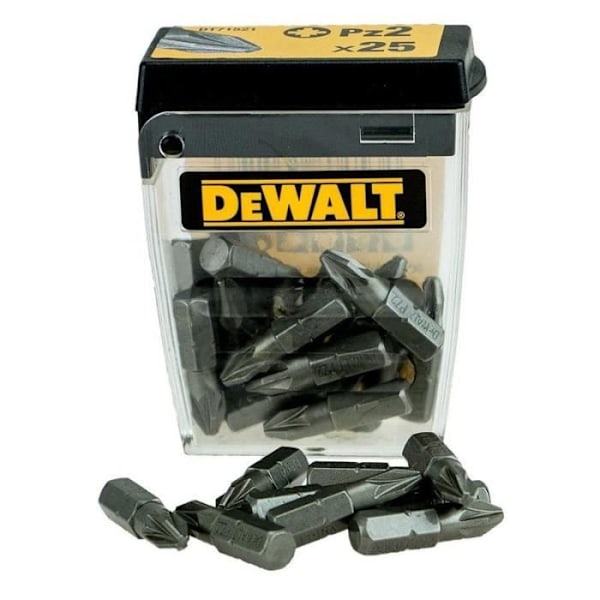 Skruvmejselbitar - DEWALT - DT71521 - Pz2 - 25 delar