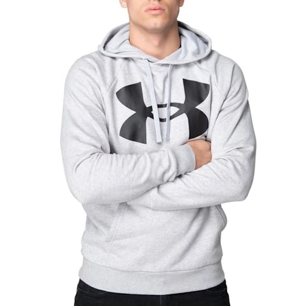 Huvtröja - Under Armour - UA RIVAL FLEECE BIG LOGO - Grå - Huvtröja - Långa ärmar Grå XXL