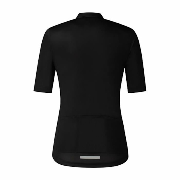 Shimano Element cykeltröja för dam - svart - hel dragkedja - 3 bakfickor - återvunnet material Svart S