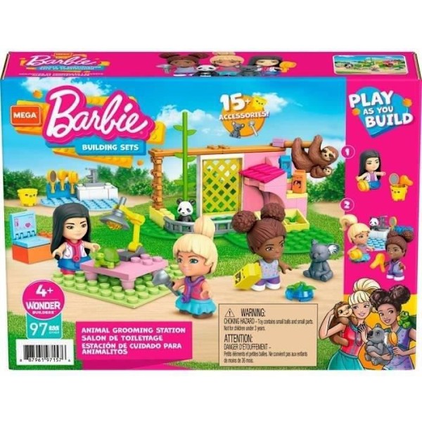 Mega Construx Barbie - Frisörsalong - Byggspel - Från 4 år