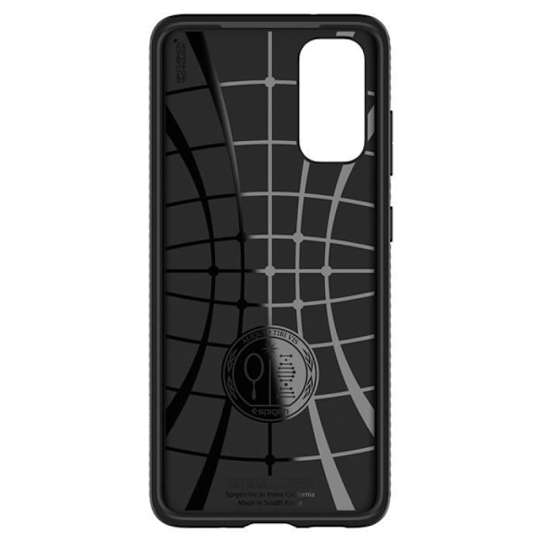 Fodral - Spigen - Galaxy S20 - Geometriskt mönster - Dubbelt skydd - Mjuk TPU Svart