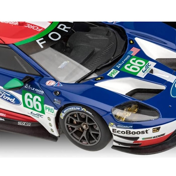 Bilmodell - REVELL - Ford GT Le Mans 2017 - 88 delar - skala 1/24