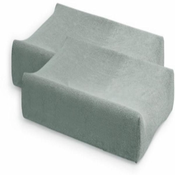 Powder Green Sponge skötunderläggsöverdrag - JOLLEIN - 50 x 70 cm - 100% bomull Grön
