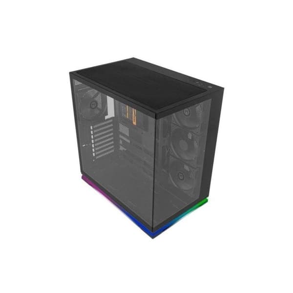 PC-låda NOX Hummer Galaxy Semitorre ATX Tempererat Glas ARGB Svart