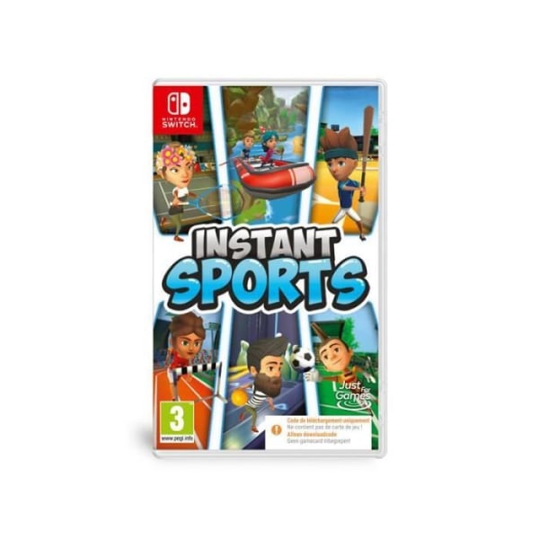 Instant Sports Code i en låda Nintendo Switch