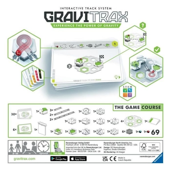 GraviTrax - Marmorspårkonstruktionsspel - Ravensburger Flerfärgad