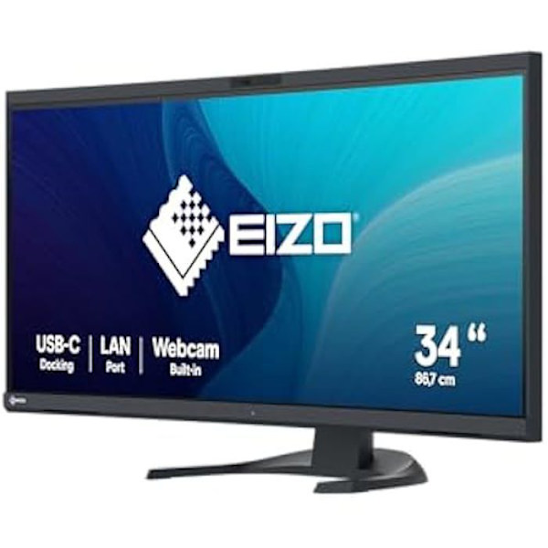 LED-skärm - EIZO - FlexScan EV3450XC-BK - 34,1 tum - 3440 x 1440 - 21:9